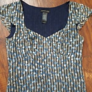 Kenneth Cole short sleeve blouse size 4